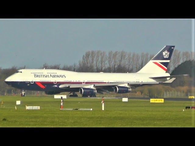 British Airways 747 Retro Liveries, before & after arriving & departing Dublin Airport