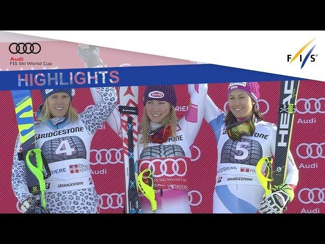 Highlights | Mikaela Shiffrin wins her 11th straight slalom in Sestriere | FIS Alpine