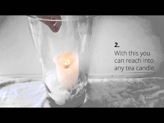 Household tip 10: The easy way to light hard-to-reach candles