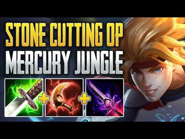 STONE CUTTING IS SO STRONG! Mercury Jungle Gameplay (SMITE Conquest)