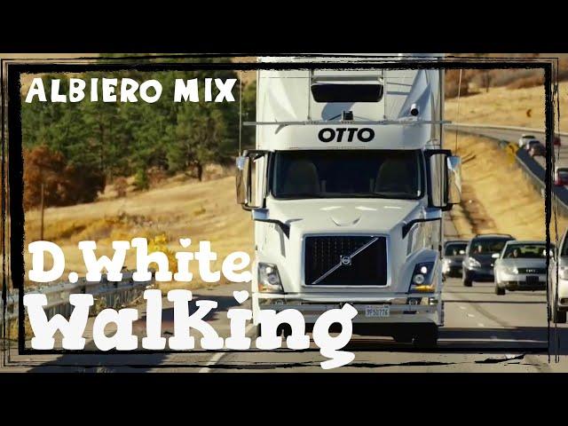 D.White - Walking. NEW ITALO DISCO, Euro Disco, Europop, music of 80-90s, highway magic truck drive