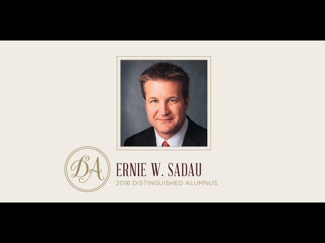 2016 Texas State University Distinguished Alumnus, Ernie W. Sadau