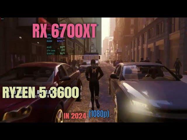 Ryzen 3600 with amd 6700 xt in 2024