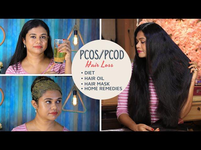 PCOD / PCOS HAIR LOSS EXPLAINED: Home Remedies for PCOS Hair Loss | Sushmita's Diaries