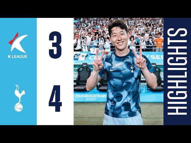 TEAM K LEAGUE 3-4 TOTTENHAM HOTSPUR | HIGHLIGHTS | SONNY SCORES DOUBLE IN SEOUL