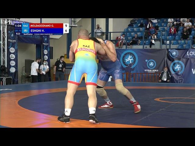 Qual. GR - 70 kg: G. MOLDAGOZHANO (KAZ) v. H. ESHGHI (IRI)