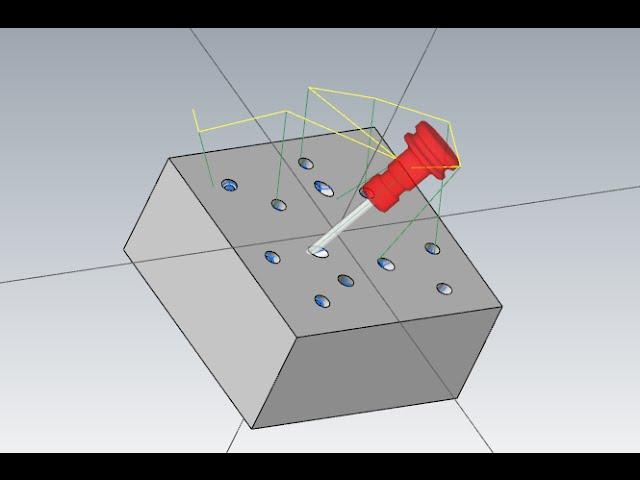 MASTERCAM MULTI-AXIS LESSON 1: MULTI AXIS DRILLING (PART.2)