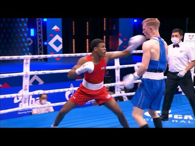 Day 8 (67kg) JONES Omari (USA) vs  SKOGHEIM Martin (NOR) | AIBA WCHs 2021