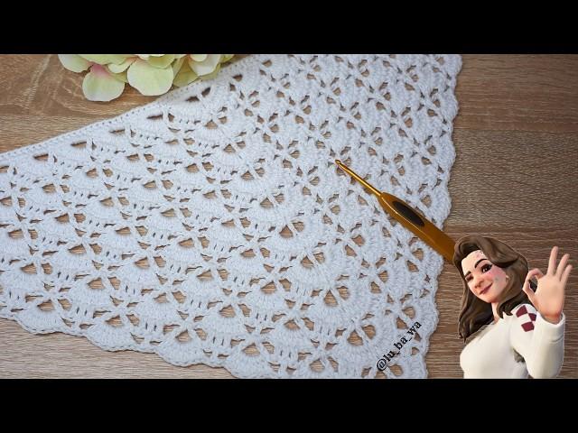 Crochet kerchief