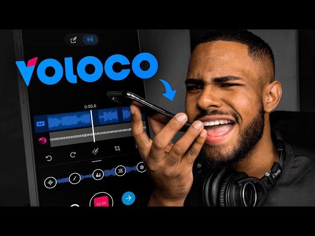 I RECORDED A TRAP SONG ON MY PHONE USING VOLOCO!!