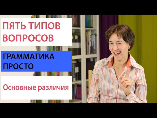 5 типов вопросов в английском. Обзорное видео. Грамматика легко