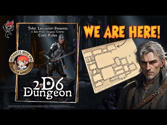 2D6 DUNGEON | SOLO DUNGEON CRAWLER || LIVE PLAY [PART 2]