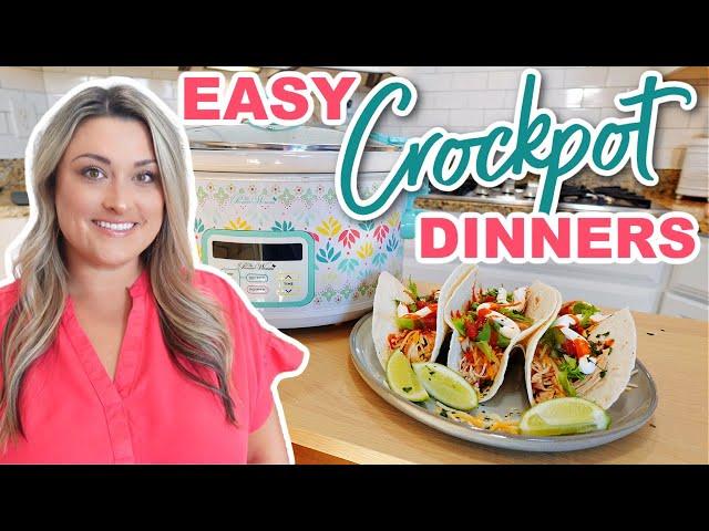 2 NEW Crockpot Dinners! | Easy Slow Cooker Recipes