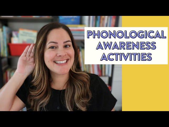 5 Phonological Awareness Activities I Love for Kindergarten, First, and Second Grade!