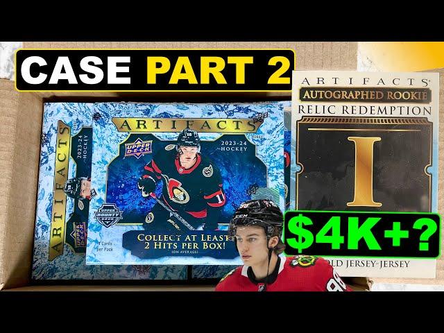 THIS IS ABSURD! - 2023-24 Upper Deck Artifacts Hockey Hobby Case Break Part 2