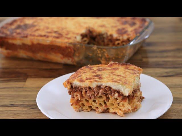 Pastitsio Recipe | How to Make Greek Pastitsio