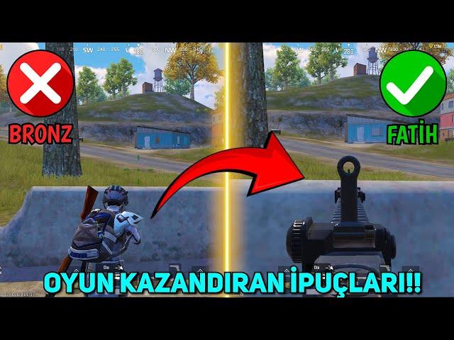 ÇOĞUNUZUN GÖZ ARDI ETTİĞİ 7 TAKTİK (Oyun Kazandıran İpuçları)  | Pubg Mobile