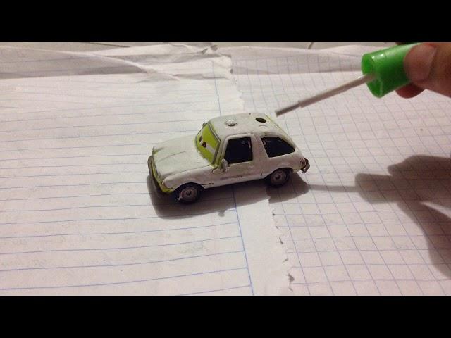 Pintando un pacer de Cars 2 - tueycarsunboxings