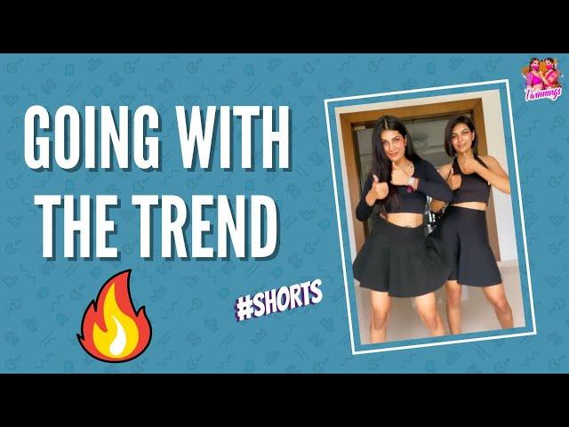 Going with the Trend  ft. Ananya Rao & Apoorva Rao | Twinnings #shorts