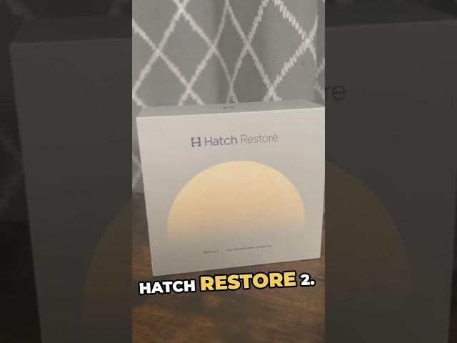 I Tried the VIRAL Sunrise Alarm Clock and Sound Machine - Hatch Restore 2 #tech #sleep #shorts