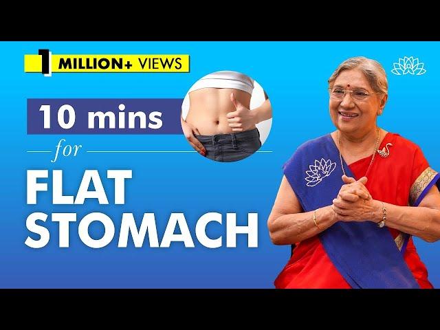 Yoga for a Flat Stomach | Rapid Belly Fat Burn | Yoga for a Slim Waist | Weight Loss | Dr. Hansaji