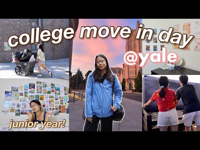college move in day 2023 | yale university junior year