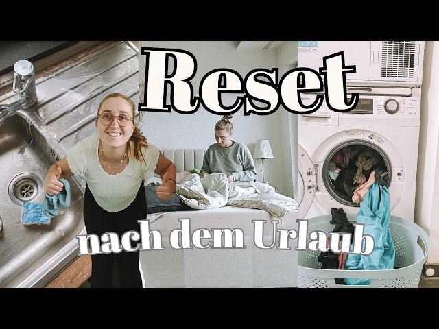 HOME RESET nach dem Urlaub | Wohnung aufräumen, saubern machen, Bücher Haul  & Lasagne Suppe Rezept