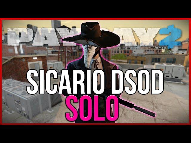 PAYDAY 2 - Panic Room DSOD Solo (No AI/Downs/FAKs/Retina) - Sicario Sniper Build