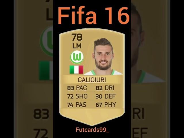 Daniel Caligiuri all fifacards from fifa11 to fifa22 Which the best card? #fut22 #fifa22 #fifacards