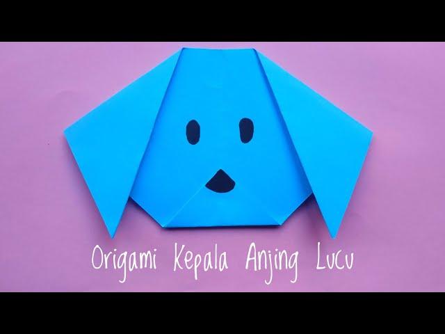 Cara membuat origami anjing - How To Make Origami Dog Step by Step