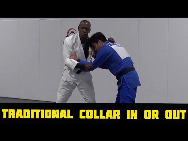 Judo Traditional Tomoe Nage Grip Collar In or Out by Israel Hernandez