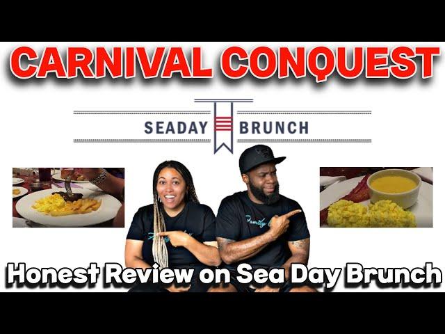 Sea Day Brunch on the Carnival Conquest | Sea Day | Brunch