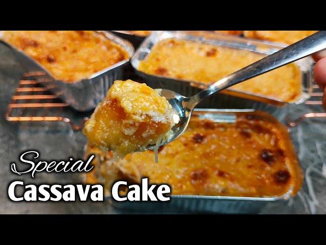 Special Cassava Cake with Buko Madiskarteng Nanay by mhelçhoice