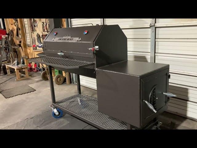 Offset barbecue smokers