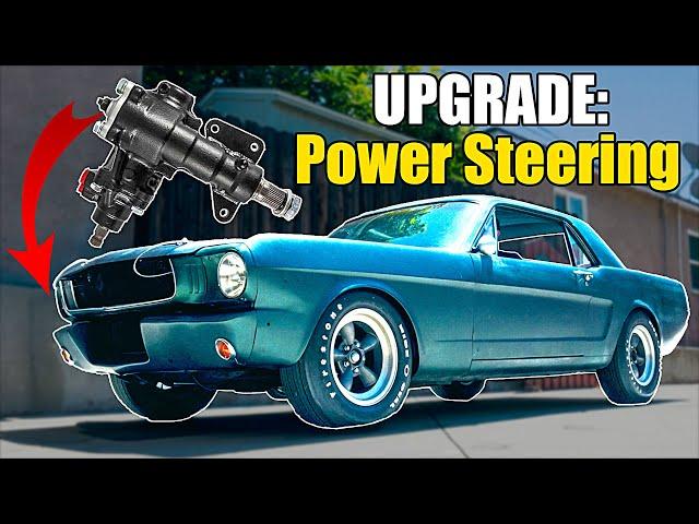 My 1965 Mustang Gets Power Steering | Borgeson Install