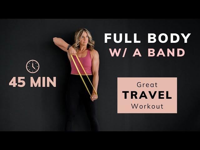 Travel-Friendly Full Body Workout with only a Resistance Band