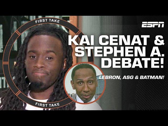 Kai Cenat joins First Take!  LeBron GOAT debate, Kevin Hart comparison, Travis Hunter & more 