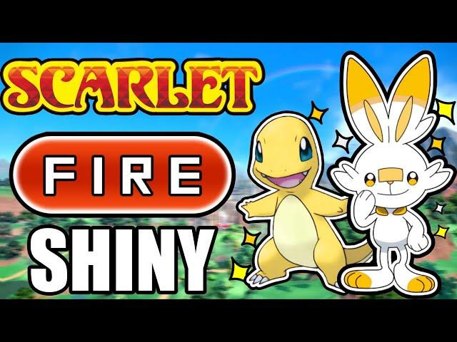 Beating Pokémon Scarlet With Only Shiny Fire Types