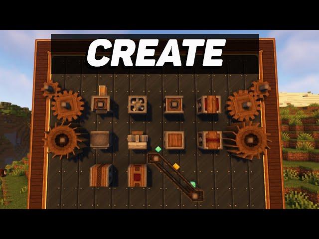 Гайд по Create 1.18.2 - 1.20.1 #1 Основы (minecraft java edition)