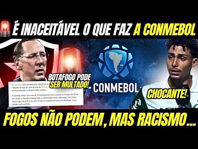 ABSURDO! BOTAFOGO PODE SER MULTADO PELA CONMEBOL POR MOTIVO INACREDITÁVEL | CASO LUIGHI 