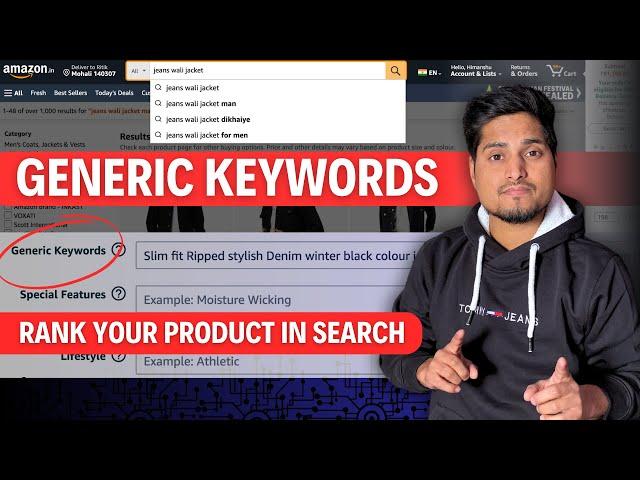 How to Add Listing Keywords on Amazon || Amazon Listing Generic Keywords || Sell on Amazon India