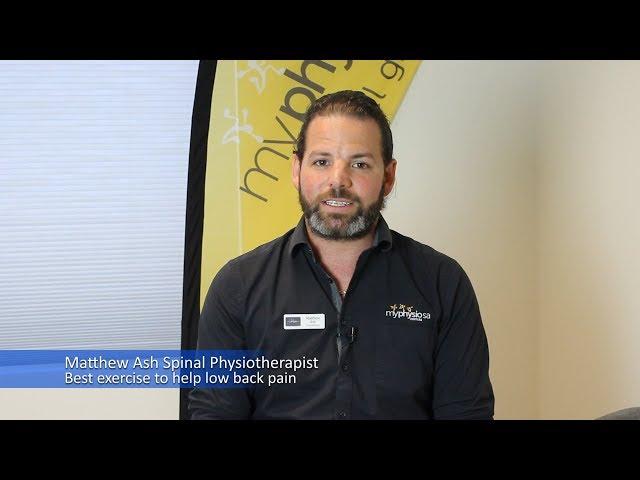 Matt's best exercise for low back pain will surprise you: Adelaide Physiotherapist