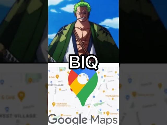 Zoro VS Google Maps