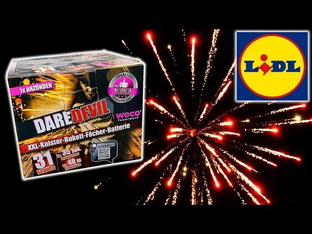 Weco Daredevil Batterie | 15,99€ LIDL | Feuerwerk