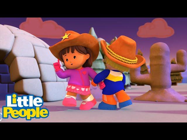 Little People | Cowboys at the North Pole  | Educational Cartoons | Little People Fisher Price