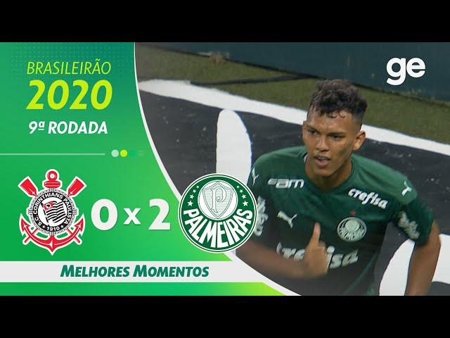 CORINTHIANS 0 X 2 PALMEIRAS | MELHORES MOMENTOS | 9ª RODADA BRASILEIRÃO 2020 | ge.globo