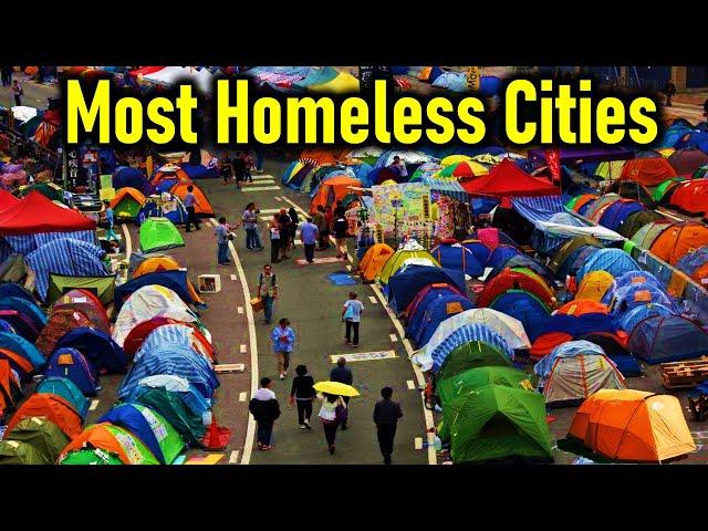 Top 10 Cities with Highest Homeless Crisis in US: City of Homelessness