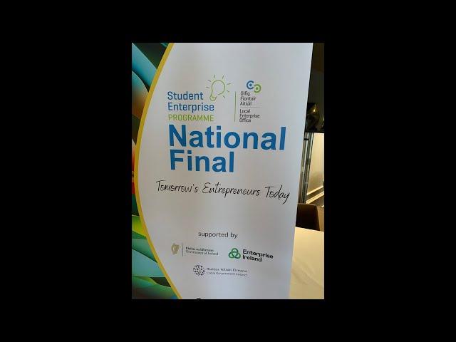 Student Enterprise National Finals  Ray Dolan from Mullingar in Mullingar is live