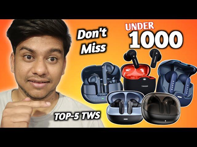 Top 5 Best Earbuds TWS Under 1000 in 2025 | Perfect TWS Earbuds