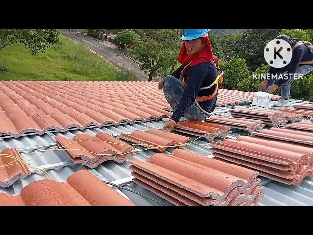 paano mag install ng tigula tiles(clay tiles